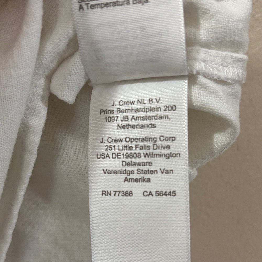 J. Crew White Ruffle-Strap Button-Front Camisole … - image 6